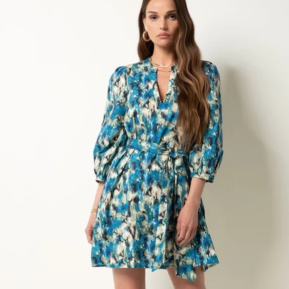 Tart Collections Lorrie Mini Shift Dress In Evening Sky Size M NWT - Picture 1 of 16